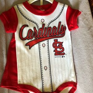 St. Louis Cardinals Onesie With Matching Shorts